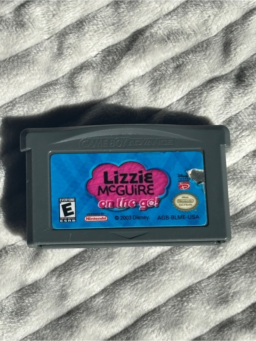Lizzie McGuire On the Go! Game Boy Advance GBA